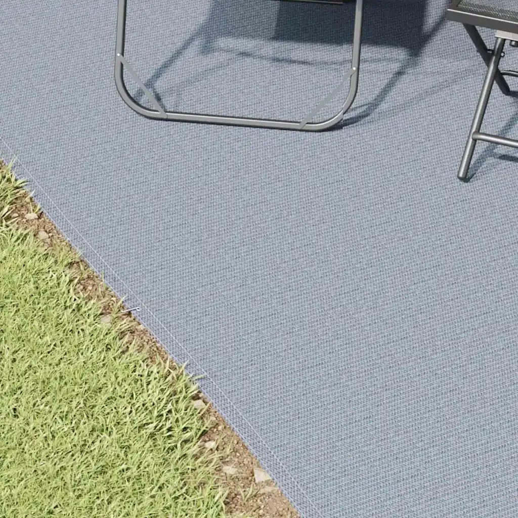 Tappeto da Tenda Blu e Grigio 800 x 400 cm Polietilene 42000184 - Image 3