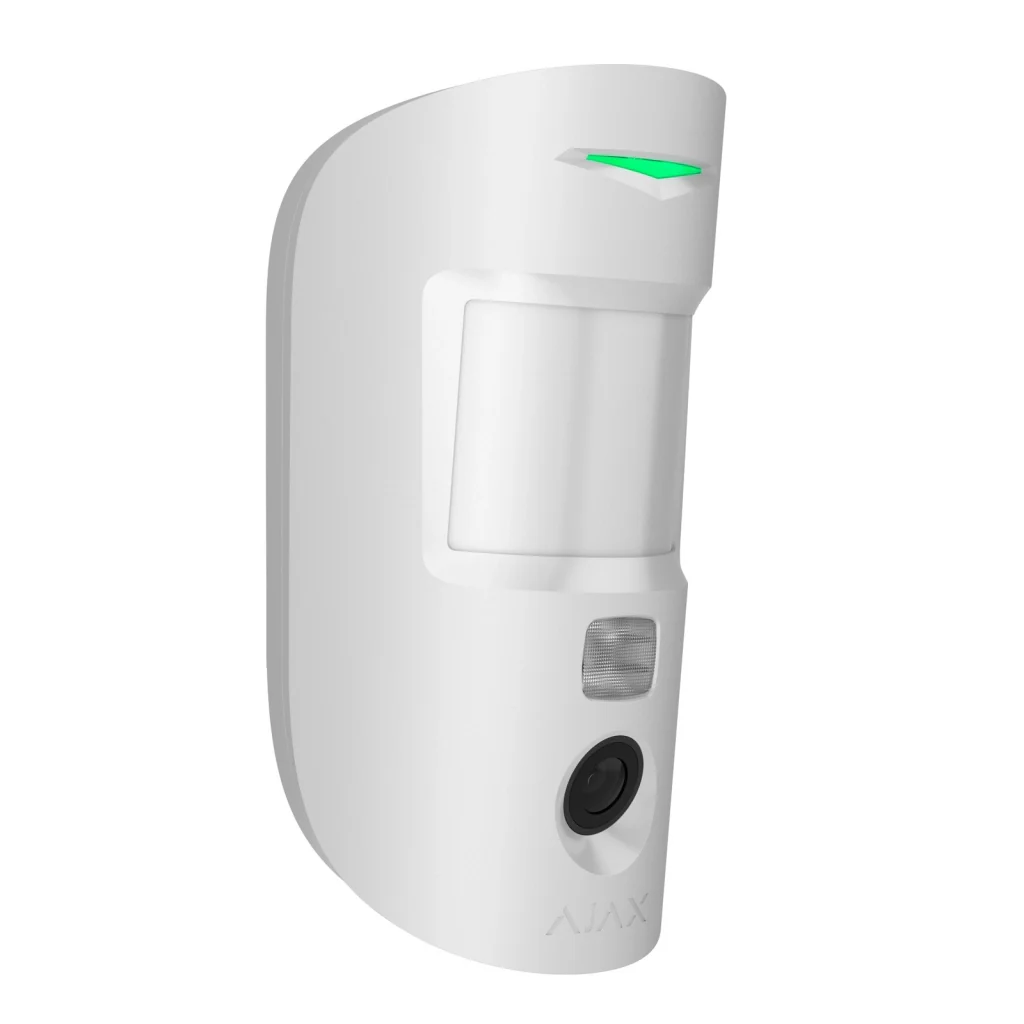 Ajax Rilevatore di movimento IR wireless Superior MotionCam HD (PhOD) Jeweller Bianco
