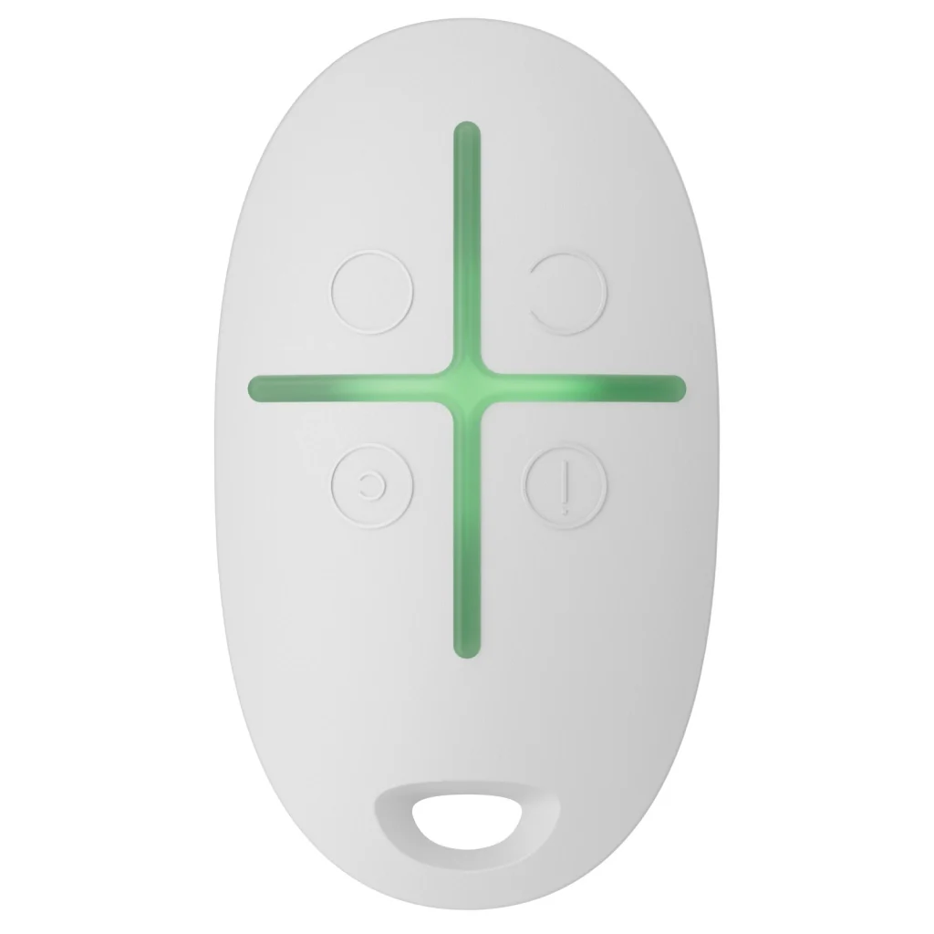 Ajax Telecomando wireless, bidirezionale con pulsante anti panico (Edizione Superior) Bianco