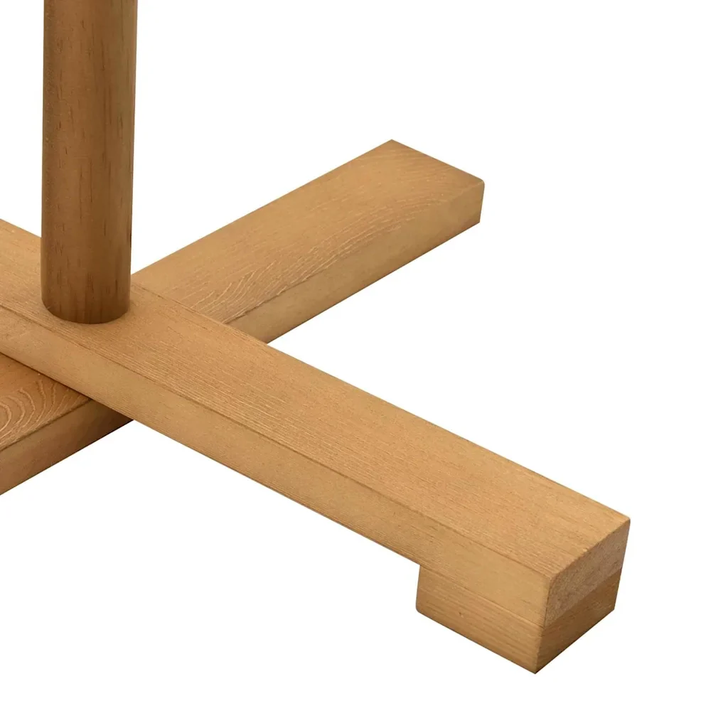 Albero di Natale in legno con supporto Marrone 125 cm 42018060 - Image 9