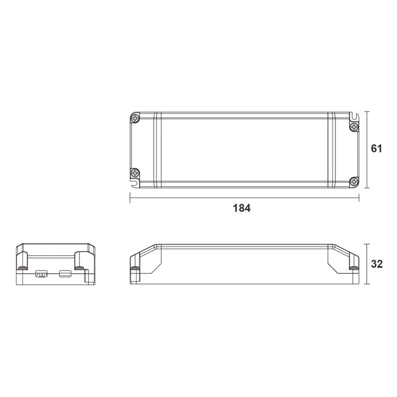 Alimentatore Dimmerabile Con Triac Dimmer Taglio di Fase DC 24V 50W Per Striscia Led 24V DIM24-50 - Image 3