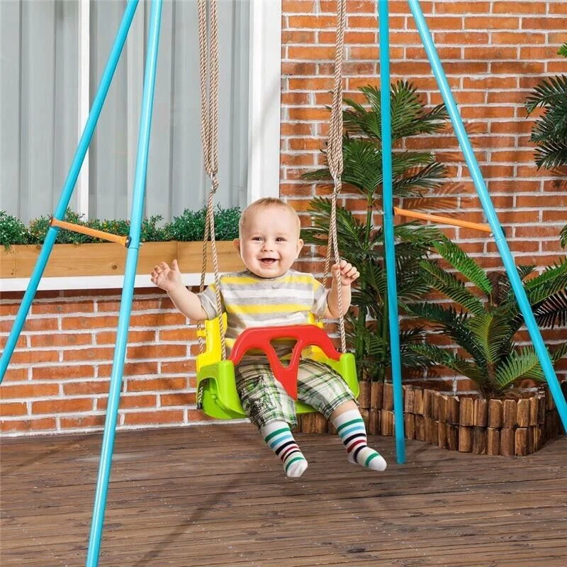 ALTALENA PER BAMBINI CON CORDA REGOLABILE E CINTURA 42X33X120-180 CM - Image 4
