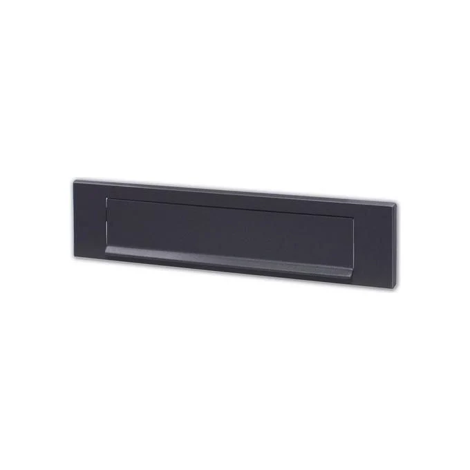 Alubox CFRGH Copriferitoia Bucalettere per Esterno dimensioni 7,5x30,5 cm feritoia 3,2x26,3 cm colore Ghisa