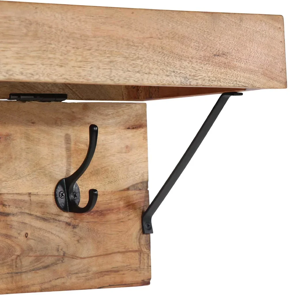 Appendiabiti Marrone 73 x 19 x 23 cm Legno massello di acacia 4102746 - Image 8