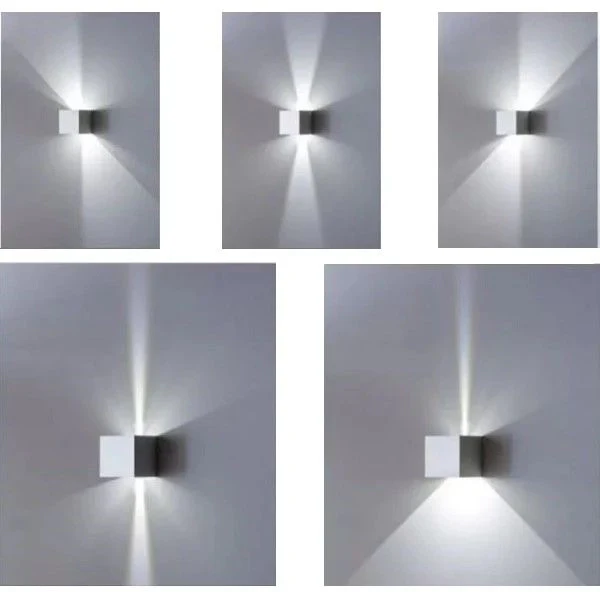 APPLIQUE PARETE CUBO DA ESTERNO CORTEN A LED 16W 3000K HOTSHOT AFFRALUX - Image 3