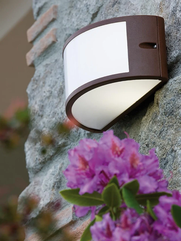 APPLIQUE 'UMBE' 60 W - cm 25 x 12 x 13 corten  - SOVIL - Image 4
