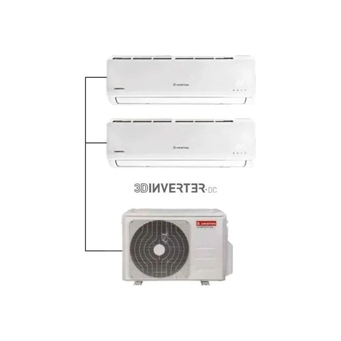 Ariston 4213036+4213051 Prios NET Condizionatore fisso Monosplit Inverter 18000 BTU Pompa di Calore Wi-Fi Classe A++-A+