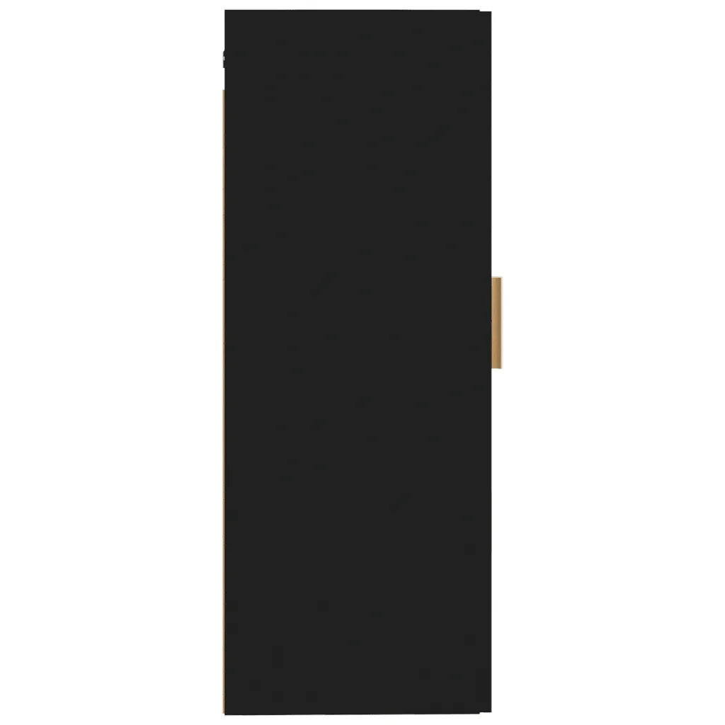 Armadietto a Muro Nero 35x34x90 cm in Legno Multistrato 812466 - Image 7