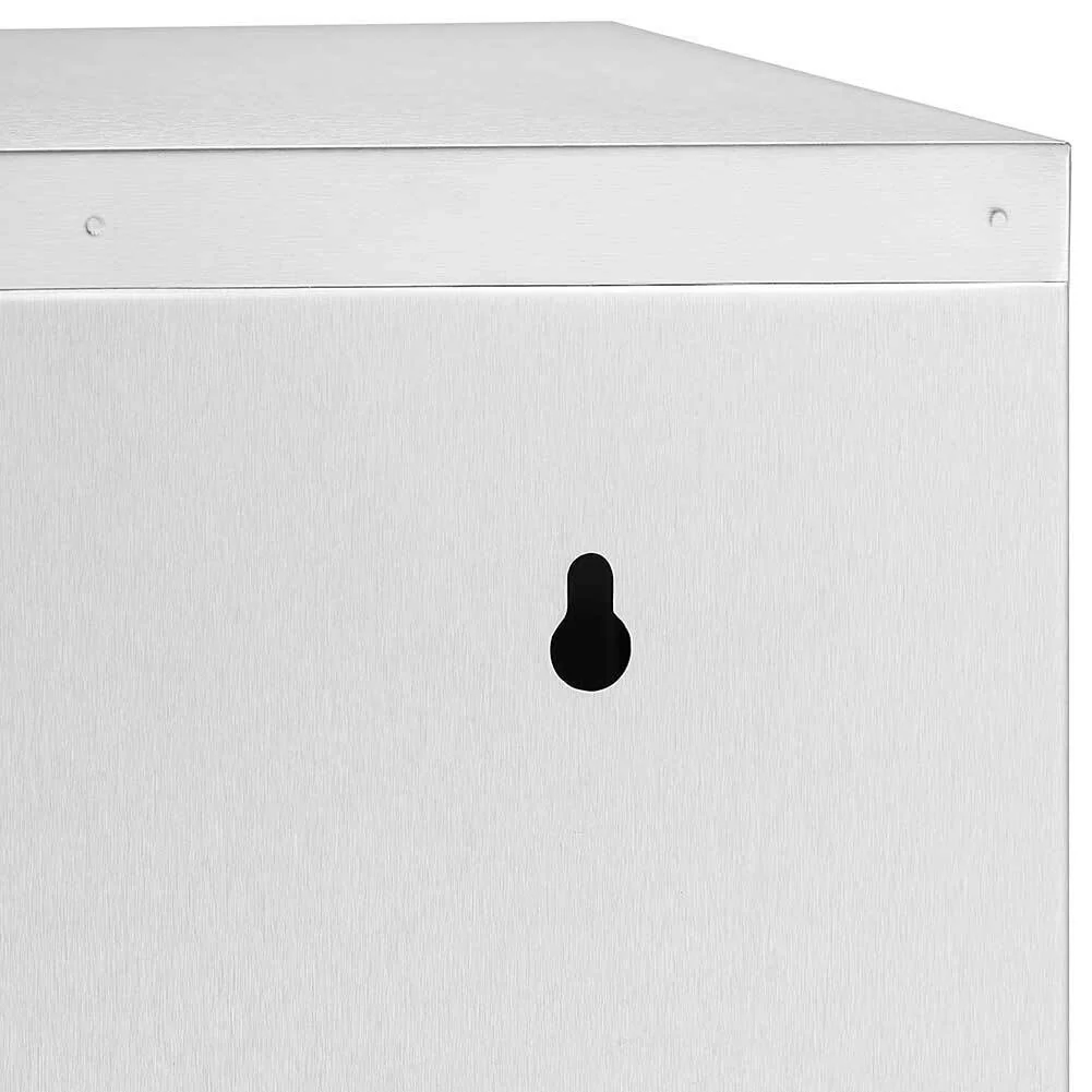 Armadietto Armadio Porta Medicinali Acciaio Inox Vetro Satinato 50x30x18 cm - Image 8