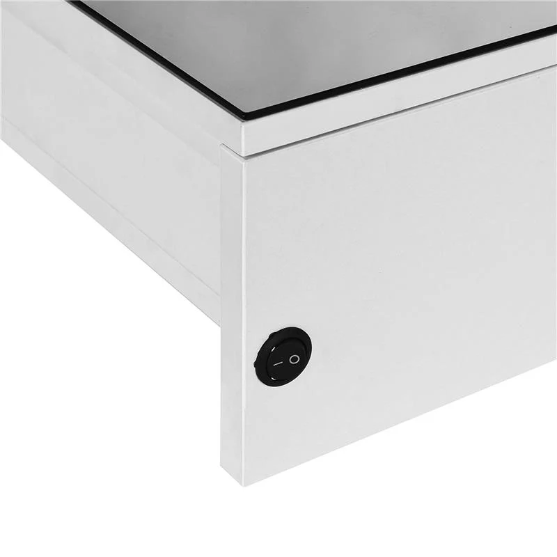 ARMADIETTO CON SPECCHIO A MURO E LUCI A LED E RIPIANO 80X15X60CM - Image 9