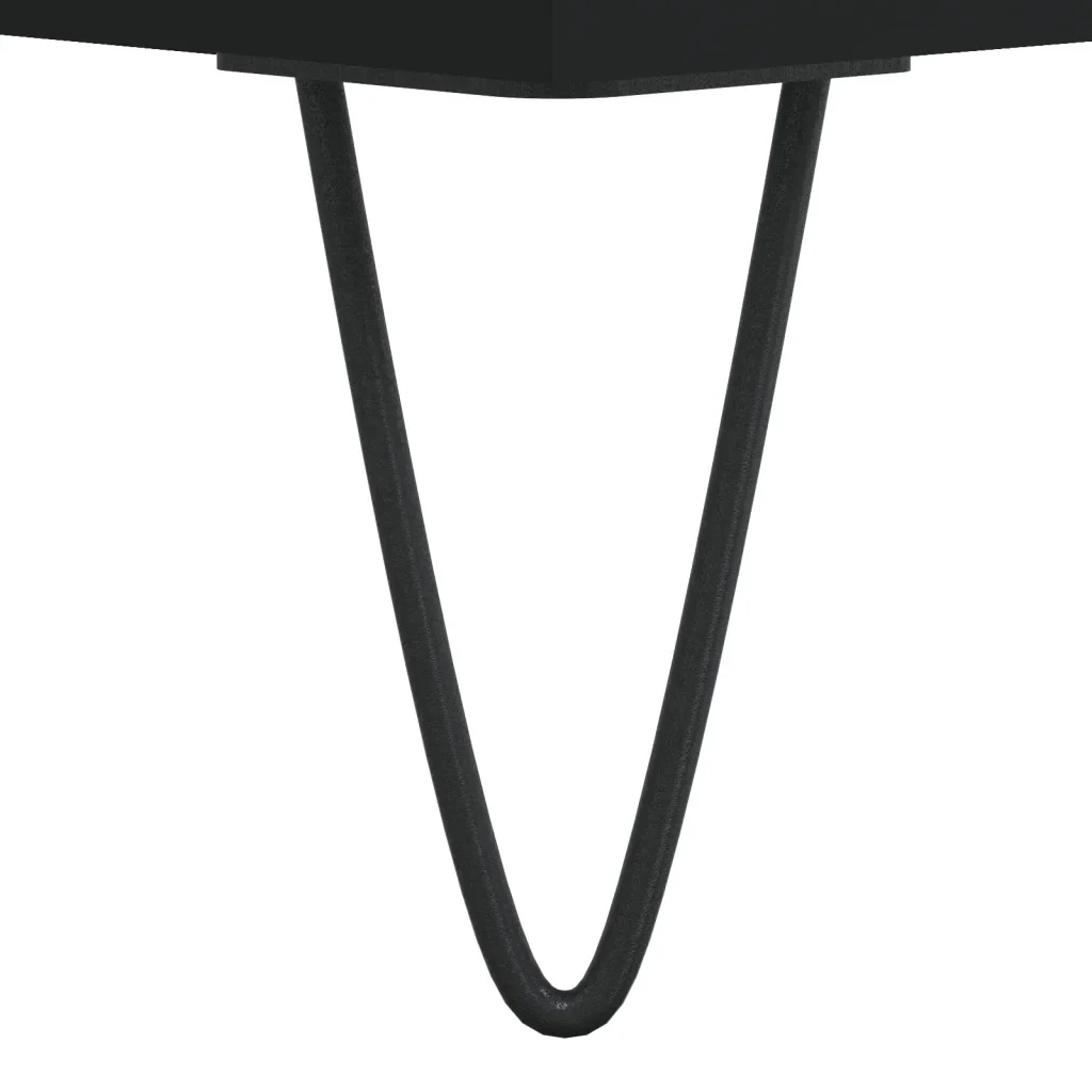 Armadietto da Bagno Nero 30x30x100 cm in Legno Multistrato 831557 - Image 10
