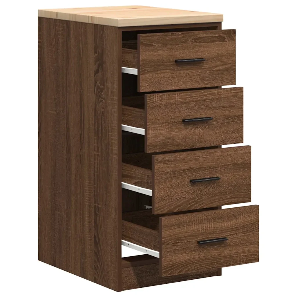 Armadietto per Garage in Rovere Marrone 40x51x85 cm 860595 - Image 5