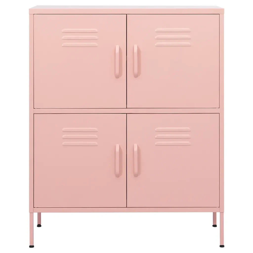 Armadietto Rosa 80x35x101,5 cm in Acciaio cod mxl 41510 - Image 3
