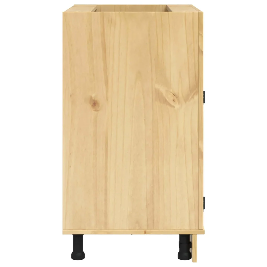 Armadietto SKI Marrone Miele 60 x 46 x 81,5 cm Pino massello - Image 7