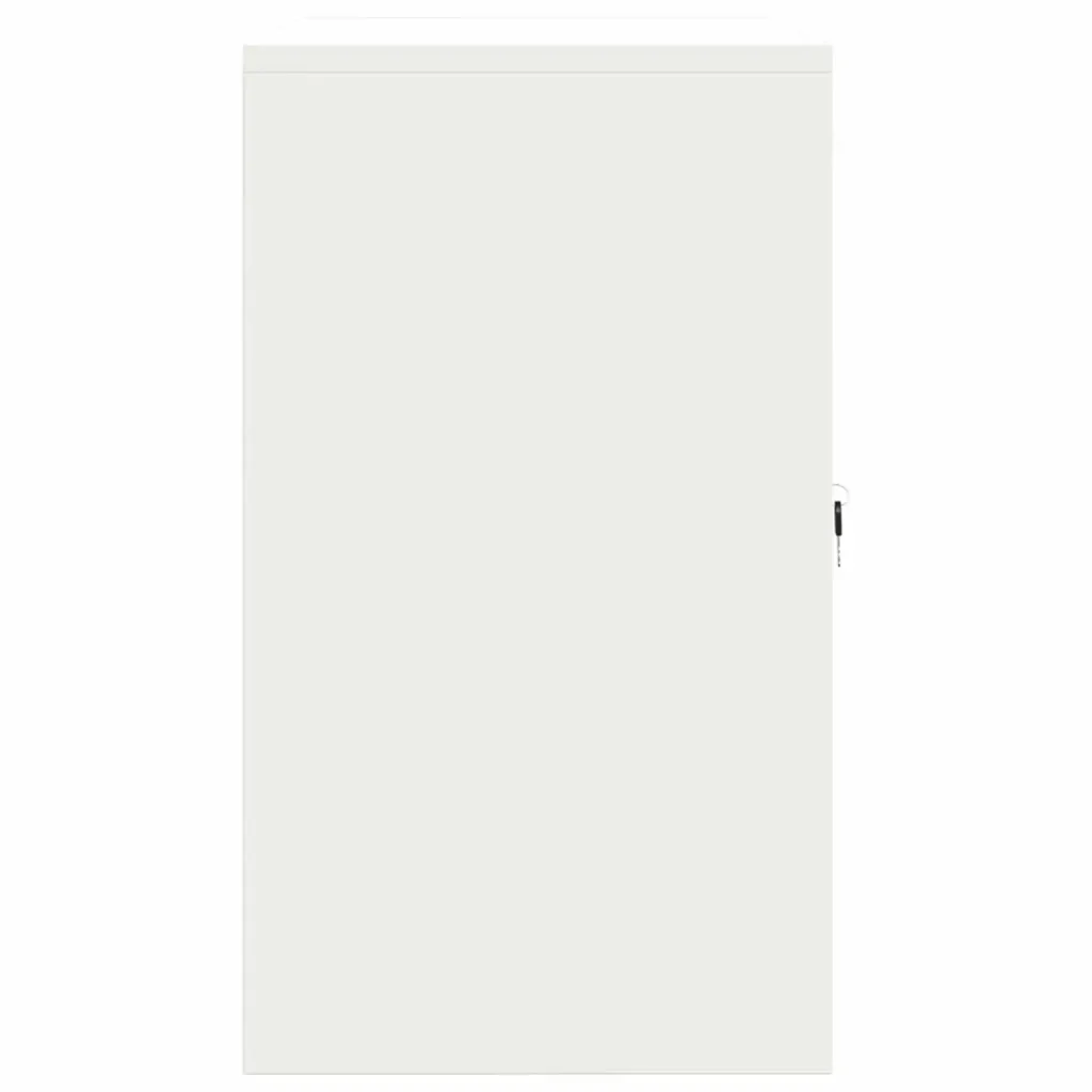 Armadio Bianco 80 x 40 x 70 cm Acciaio 891681 - Image 7