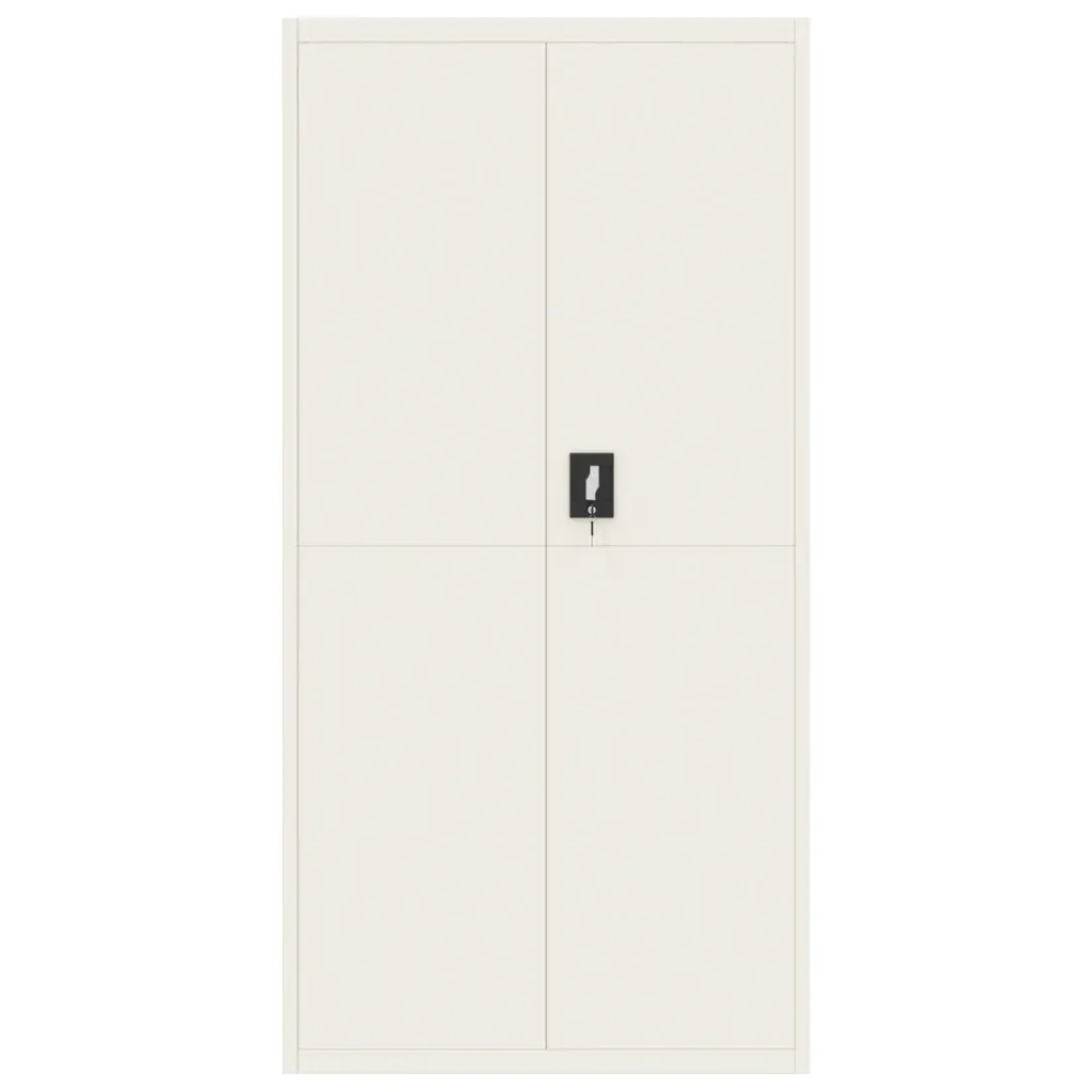 Armadio Classificatore Bianco 90x40x180 cm in Acciaio 339752 - Image 3
