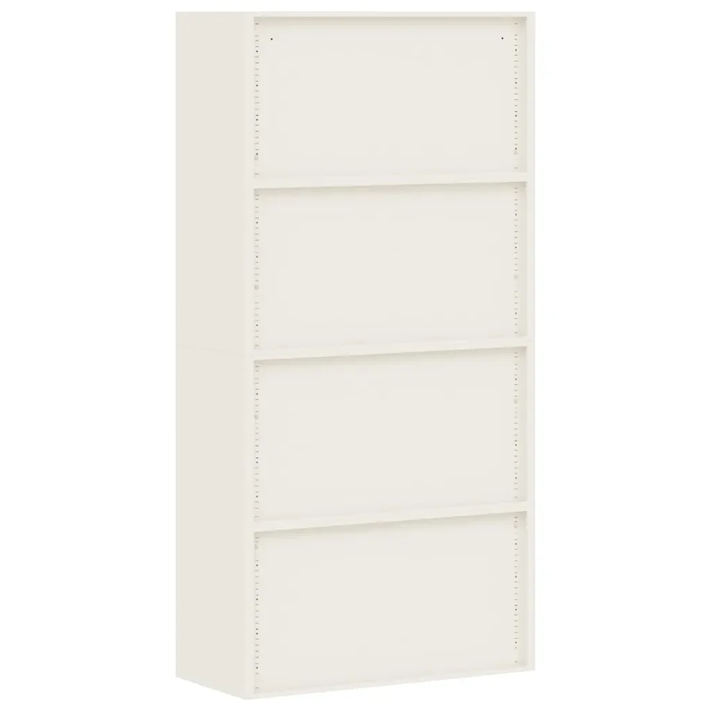 Armadio Classificatore Bianco 90x40x220 cm in Acciaio 3188314 - Image 10
