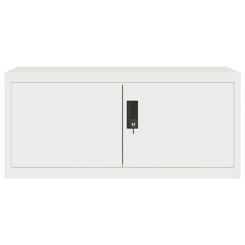 Armadio Classificatore Bianco 90x40x220 cm in Acciaio 3188314 - Image 4