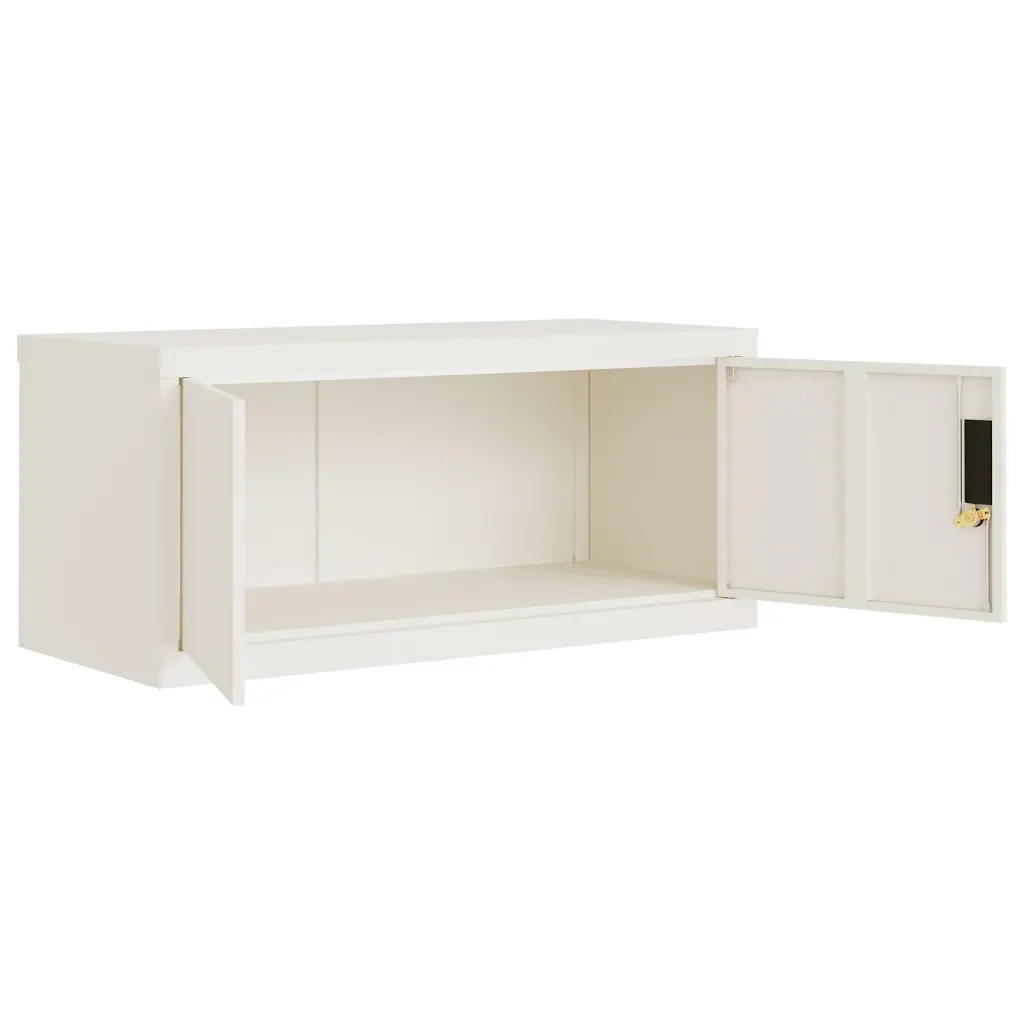 Armadio Classificatore Bianco 90x40x220 cm in Acciaio 3188314 - Image 5