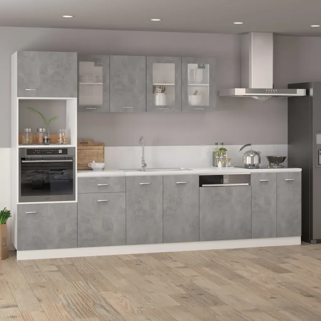 Armadio Inferiore Cassetto Grigio Cemento 40x46x81,5Multistrato 801216 - Image 2