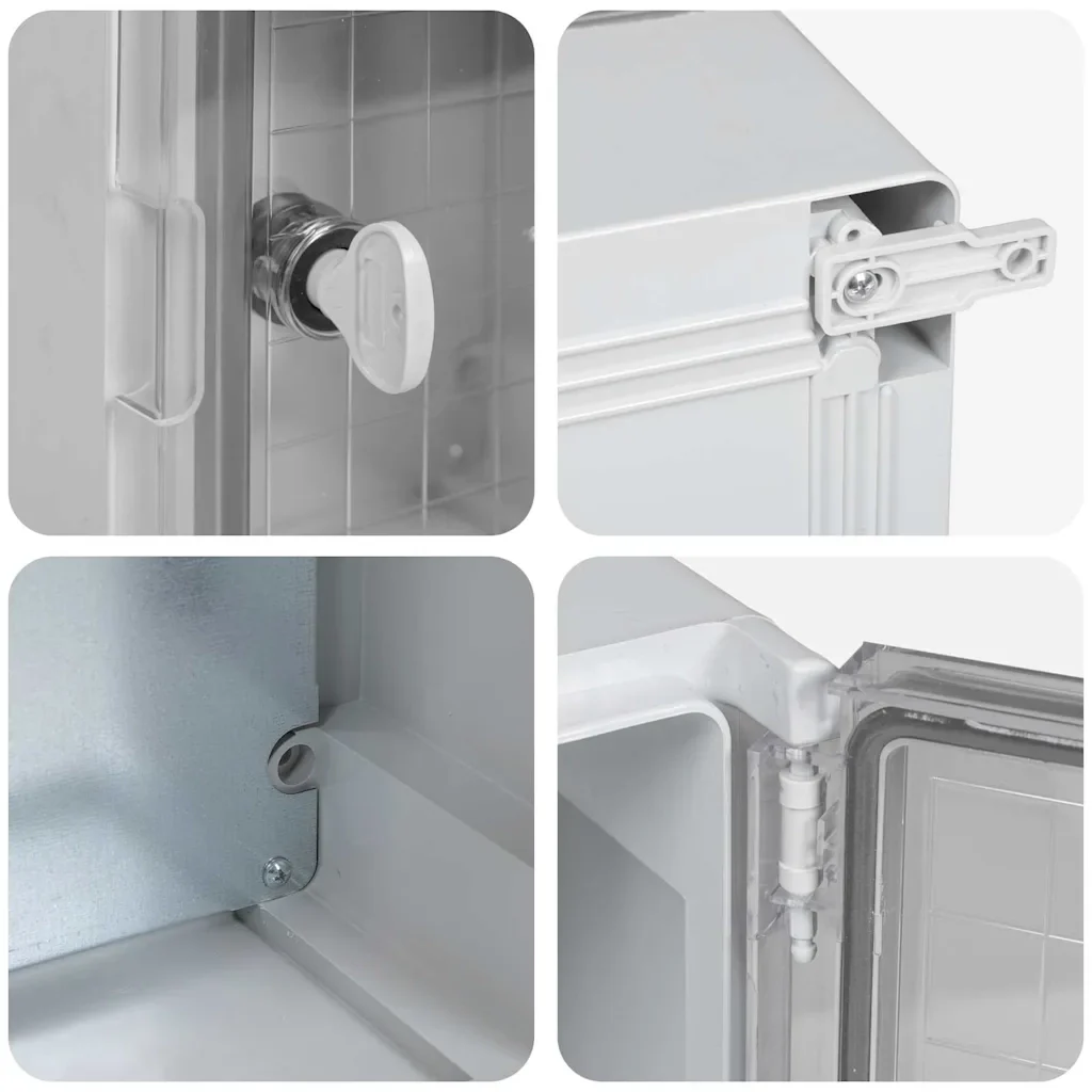 Armadio di Controllo Grigio 28 x 13 x 28 cm Plastica ABS 4106506 - Image 8