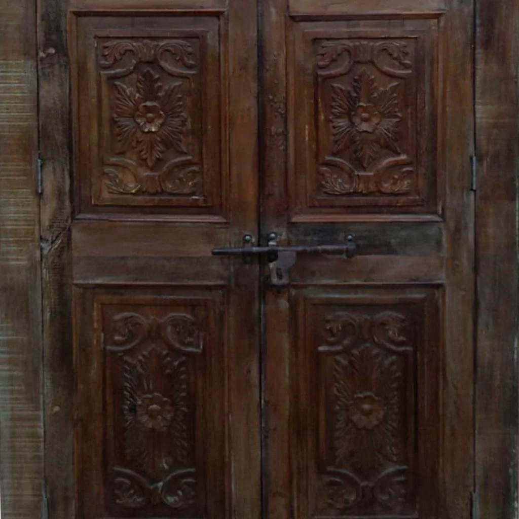 Armadio in legno marrone 122x45x220h - Image 3