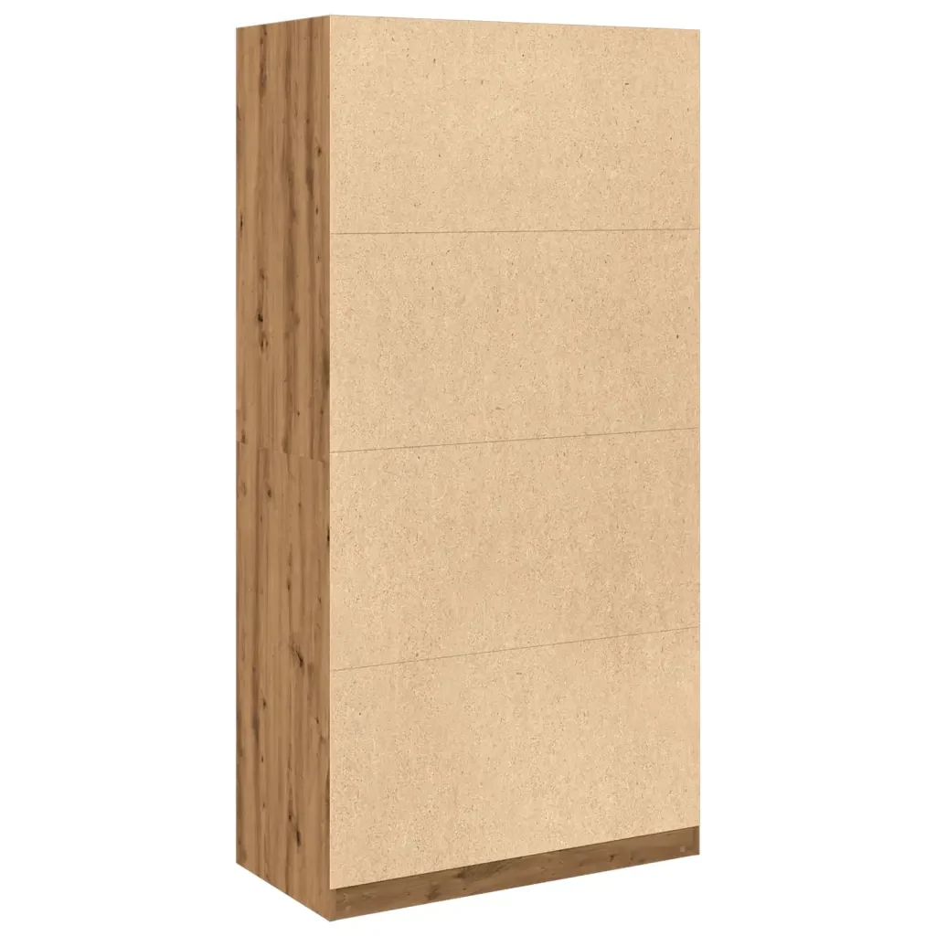 Armadio Rovere Artigianale 100x50x200 cm in Legno Multistrato 3307773 - Image 6