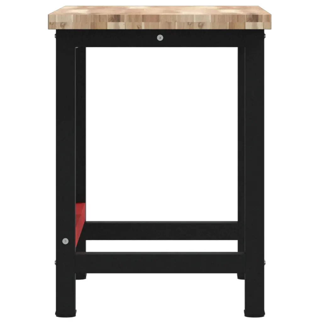 Banco da Lavoro 100x60x83 cm Legno Massello Acacia Rettangolare - Image 5