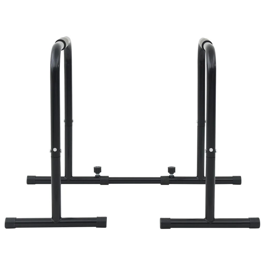 Barra Dip con Lunghezza Regolabile, CapacitÃ  di 300 kg, 96-117x67x75 cm in Acciaio - Image 3