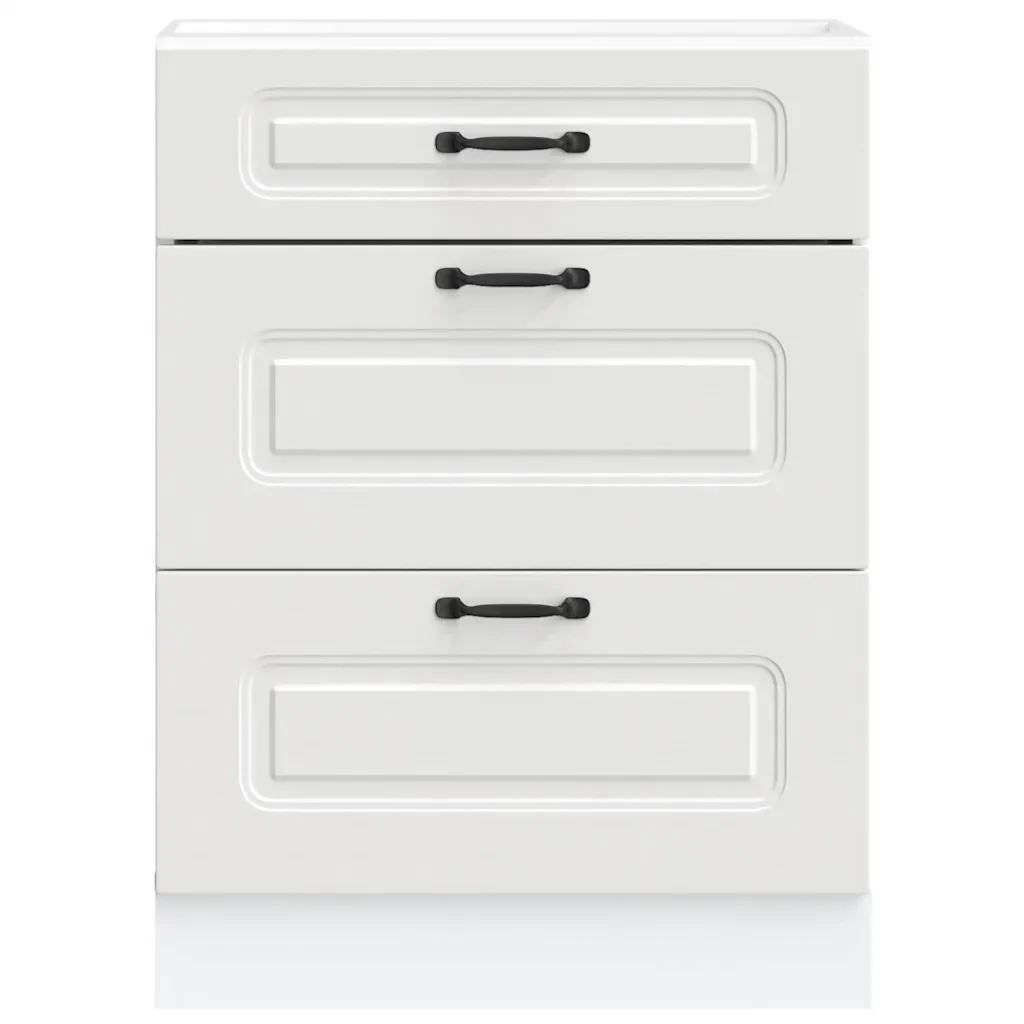 Base da Cucina Kalmar Bianco in Legno Multistrato 854279 - Image 4
