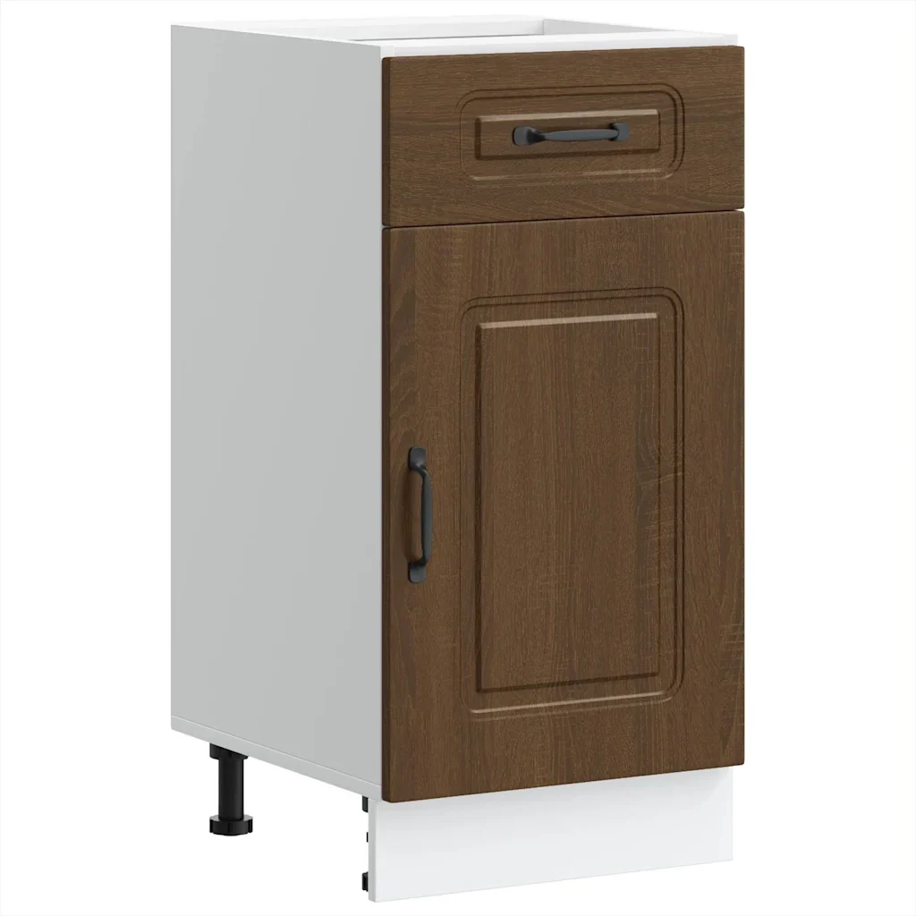 Base da Cucina Kalmar Rovere Marrone in Legno Multistrato - Image 2