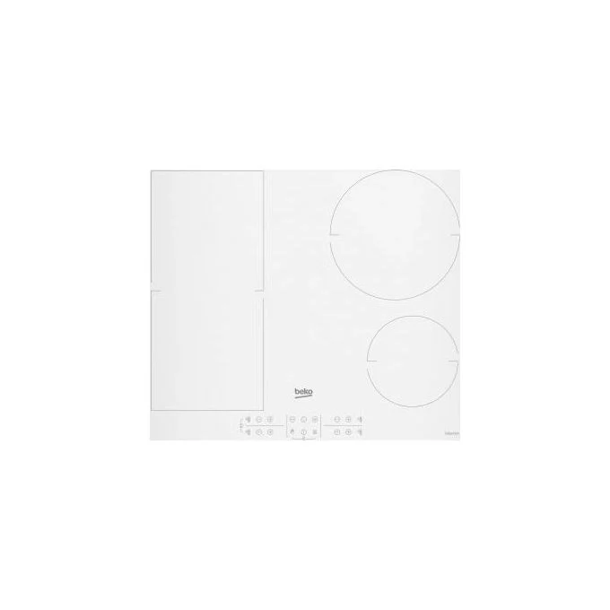Beko HII64200FMTW: Piano a Induzione, 4 Zone con 1 Sezione IndyFlex, 60 cm
