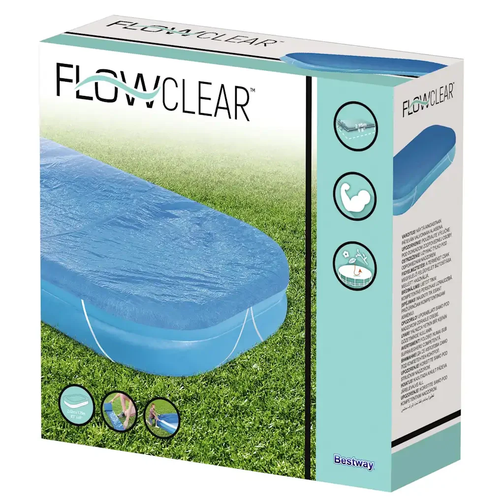 Bestway Copertura per Piscina Flowclear 262x175x51 cm 3202610 - Image 6