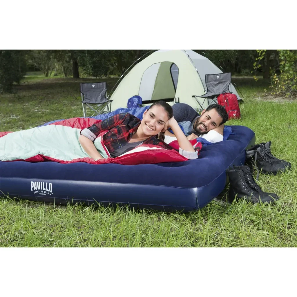 Bestway Materasso Gonfiabile Floccato 203x183x22 cm 67004 3202389 - Image 4