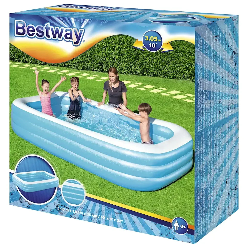 Bestway Piscina Gonfiabile 305x183x56 cm 3202496 - Image 9