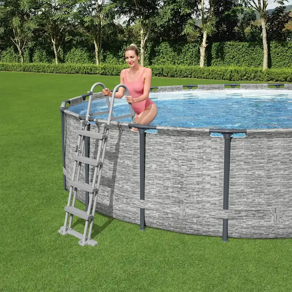 Bestway Piscina Power Steel Rotonda 488x122 cm 93346 - Image 4