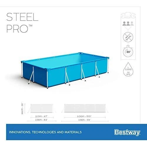 Bestway Piscina Frame Rettangolare 1C 300X201 H 66 - Image 7