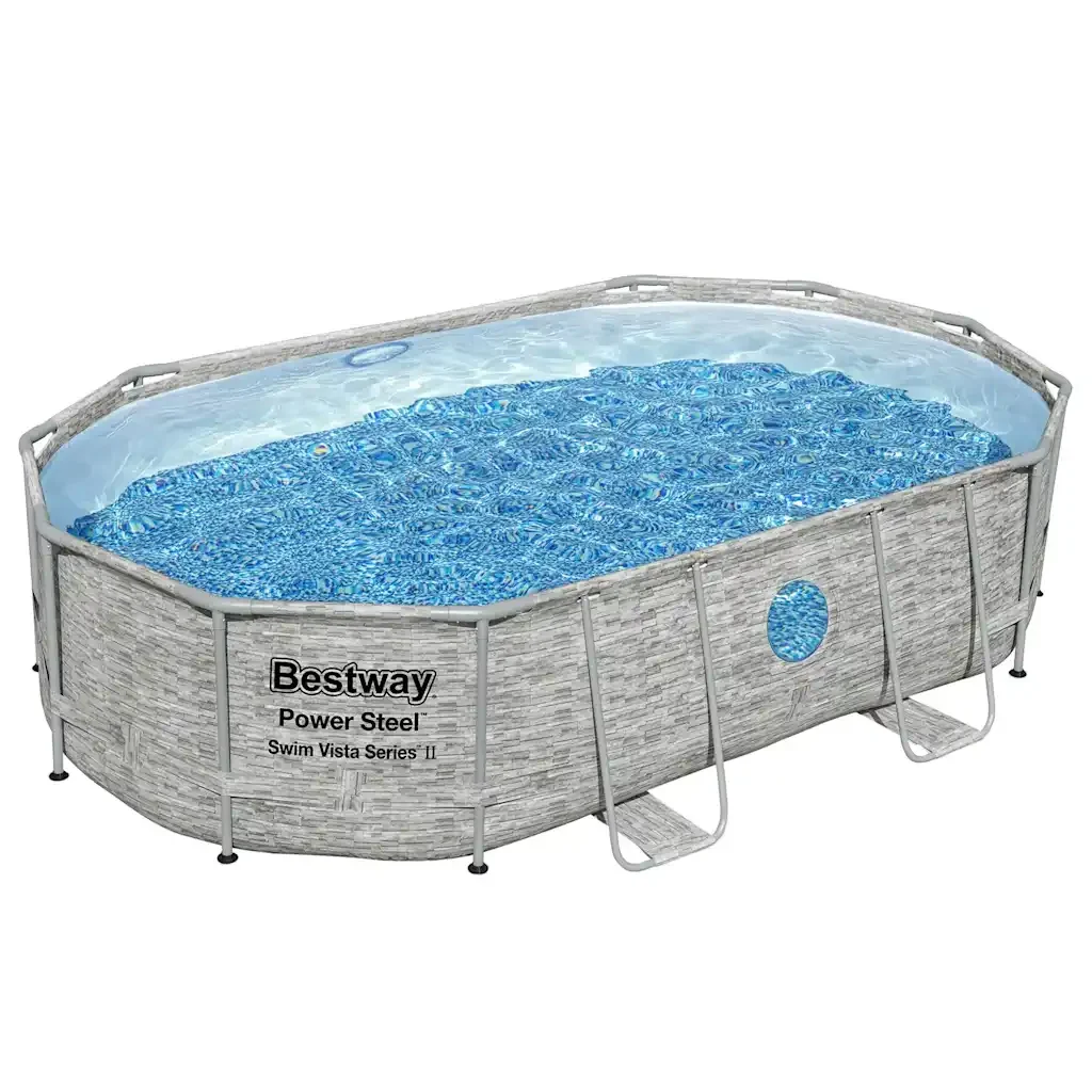 Bestway Set Piscina Power Steel 488x305x107 cm 93335 - Image 4