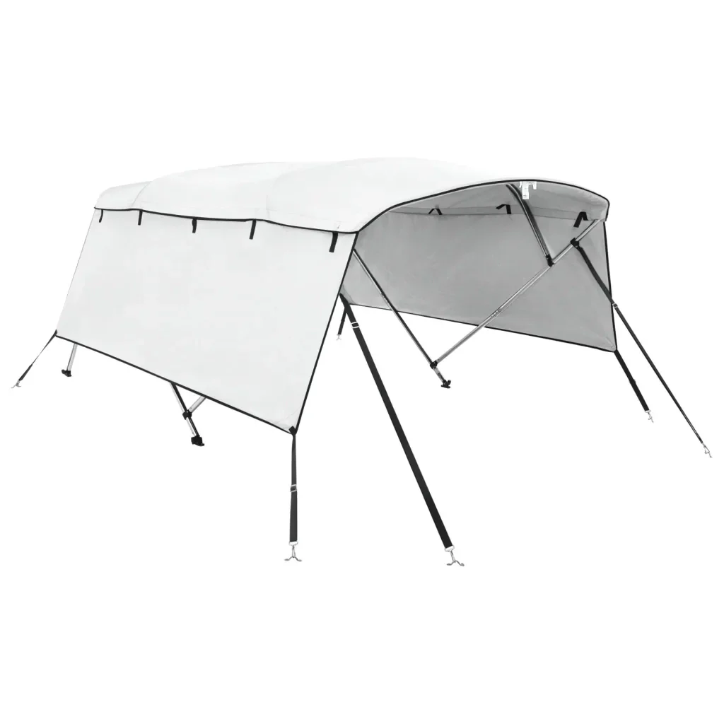 Bimini di Prua con Pareti Laterali 4 Archi 243x(230-244)x137cm 94829 - Image 2