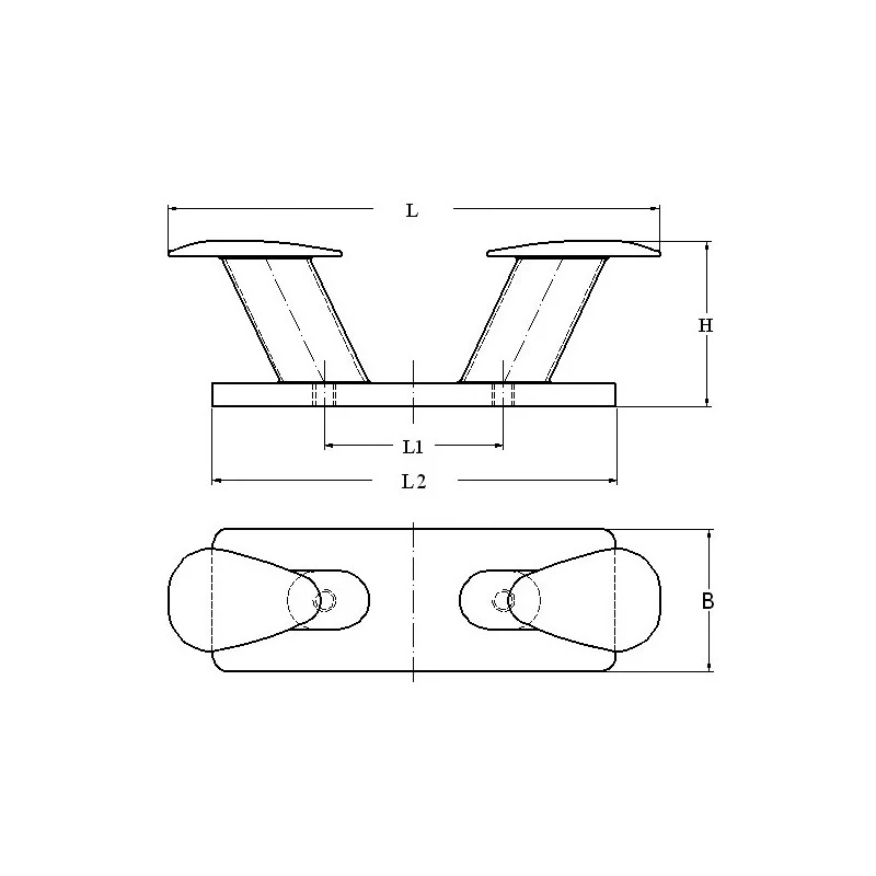 BITTA A FUNGO INOX MM.340 - Image 2