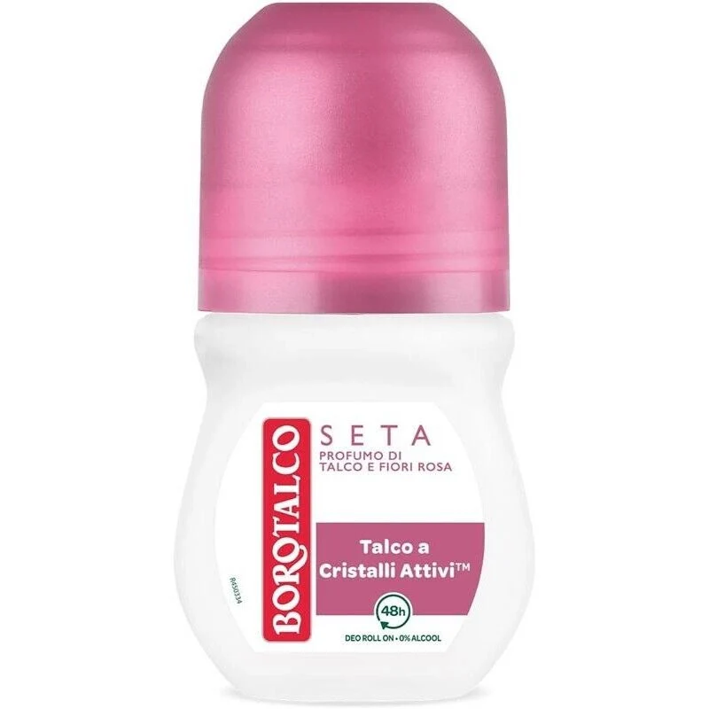 BOROTALCO ROLL-ON SET 6 PZ 50 MLL'UNO FORMULA SENZA ALCOOL EFFICACIA FRESCA 48HAI FIORI DI ROSA - Image 4