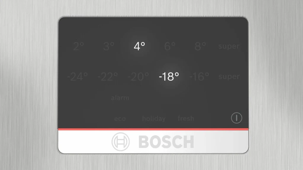 Bosch KGN367LDF Serie 4 Frigorifero Combinato 321 L 186 cm Classe D 35 dB Total No Frost Perfect Fit (186x60x66 cm) colore Acciaio Inox - Image 8