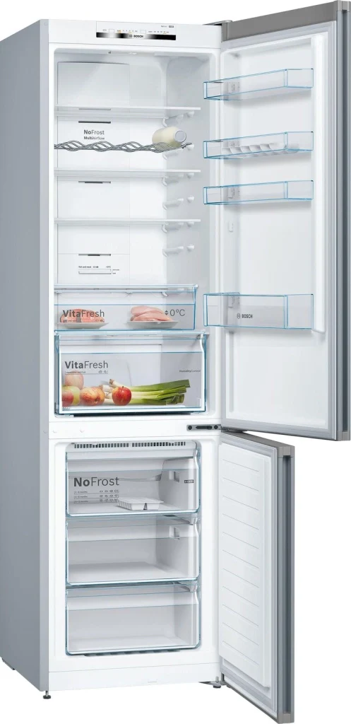 Bosch KGN392LDC Serie 4 Frigorifero Combinato 368 L 203 cm Classe D 36 dB No Frost Multi-Airflow colore Acciaio Inox - Image 9