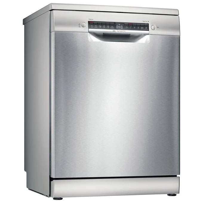 Bosch SMS4HMI07E Serie 4 Lavastoviglie Libera Installazione 14 coperti Classe D 42 dB Home Connect AquaStop (85x60x60 cm) colore Inox