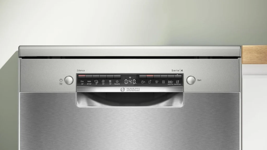 Bosch SMS4HMI07E Serie 4 Lavastoviglie Libera Installazione 14 coperti Classe D 42 dB Home Connect AquaStop (85x60x60 cm) colore Inox - Image 7