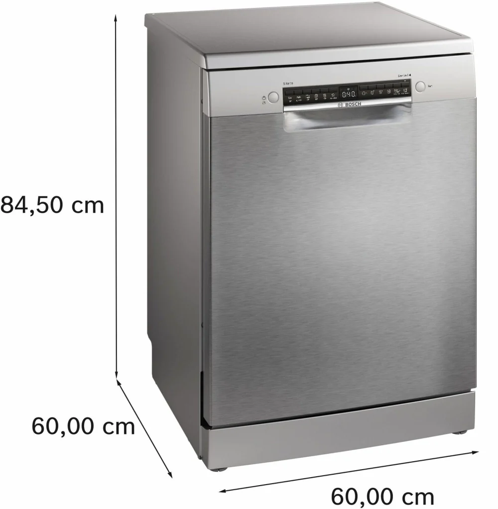 Bosch SMS4HMI07E Serie 4 Lavastoviglie Libera Installazione 14 coperti Classe D 42 dB Home Connect AquaStop (85x60x60 cm) colore Inox - Image 9