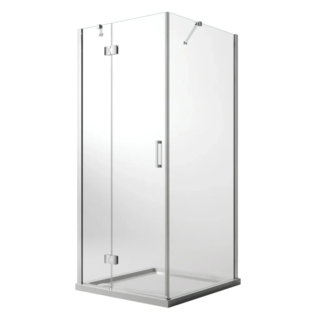 Box Doccia 120x40 CM H190 Trasparente con Easyclean mod. Flip Anta + Fisso - Image 6