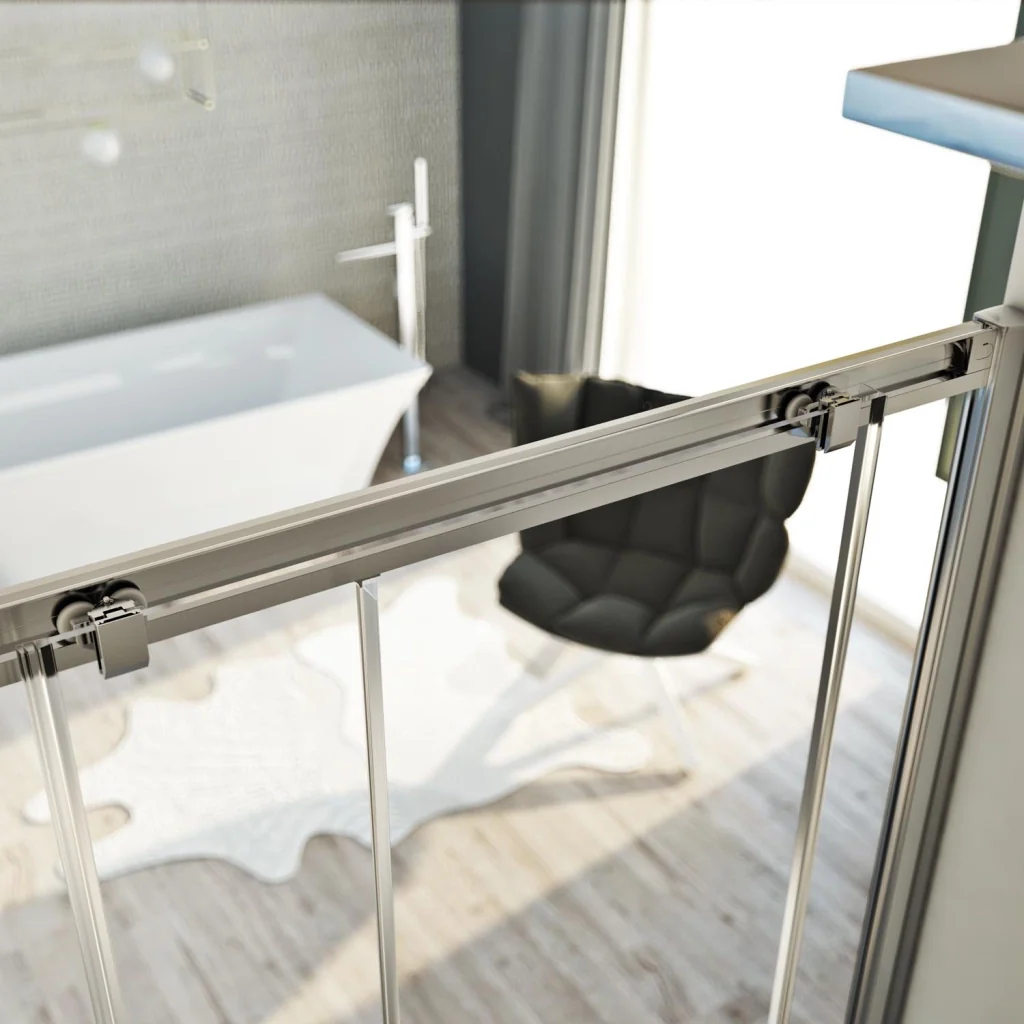 Box Doccia 3 lati 90x100x90 CM H198 stampato C mod. Evolution Trio - Image 5
