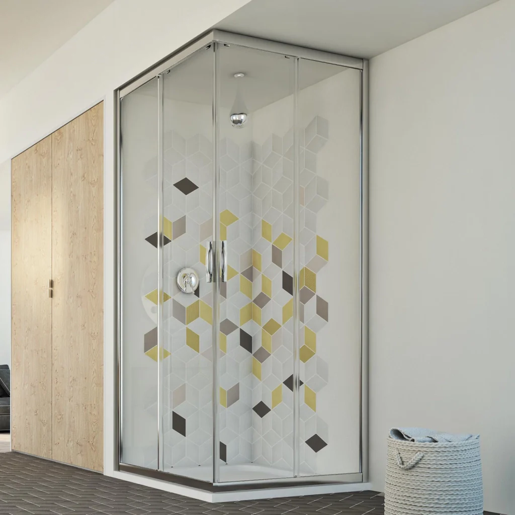 Box doccia 70x80CM H198 trasparente mod. Evolution - Image 6