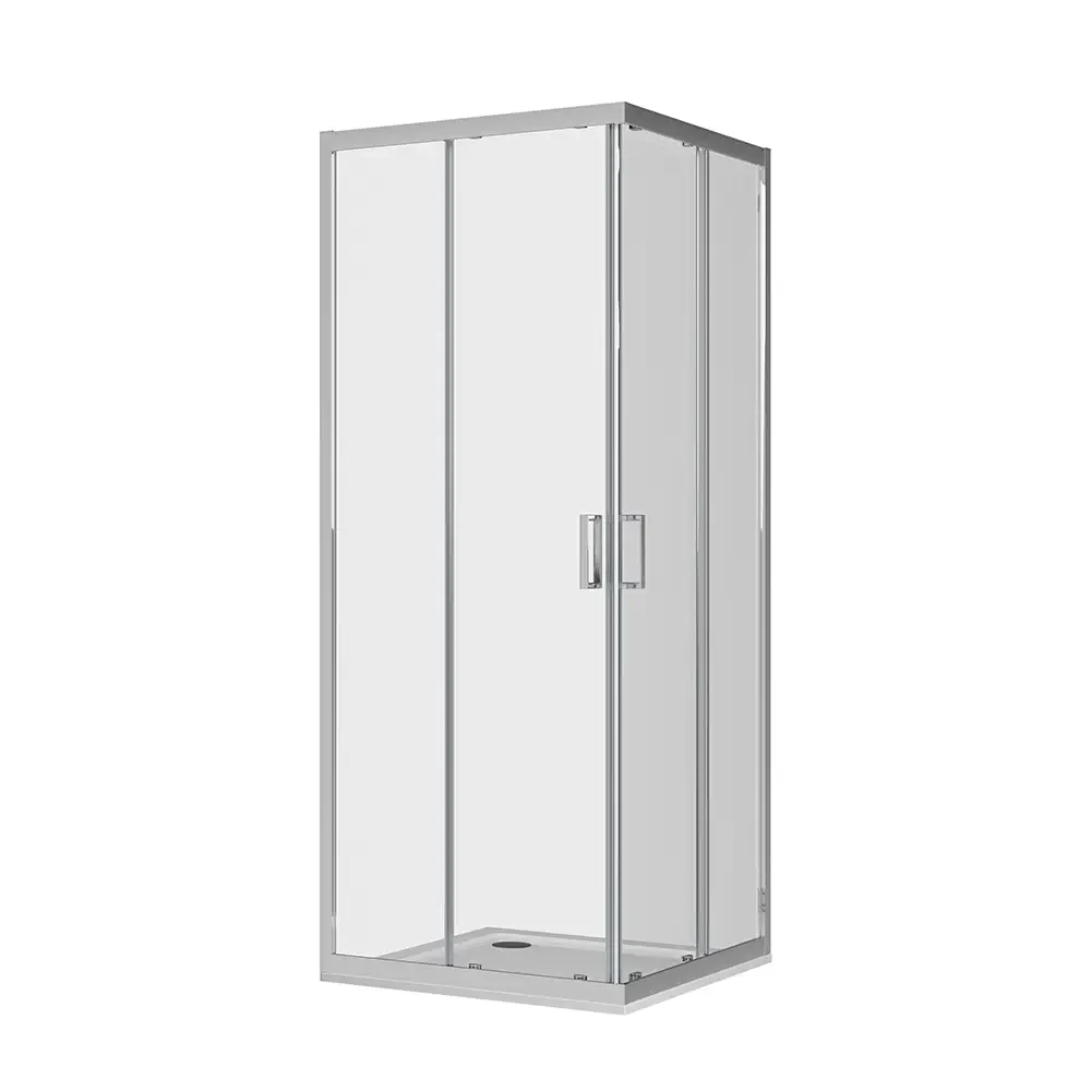 Box doccia 70x90 cm angolare scorrevole cristallo 6mm trasparente h190 | Java - Image 2